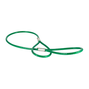 Élingue de câble métallique sans fin enduite de PVC